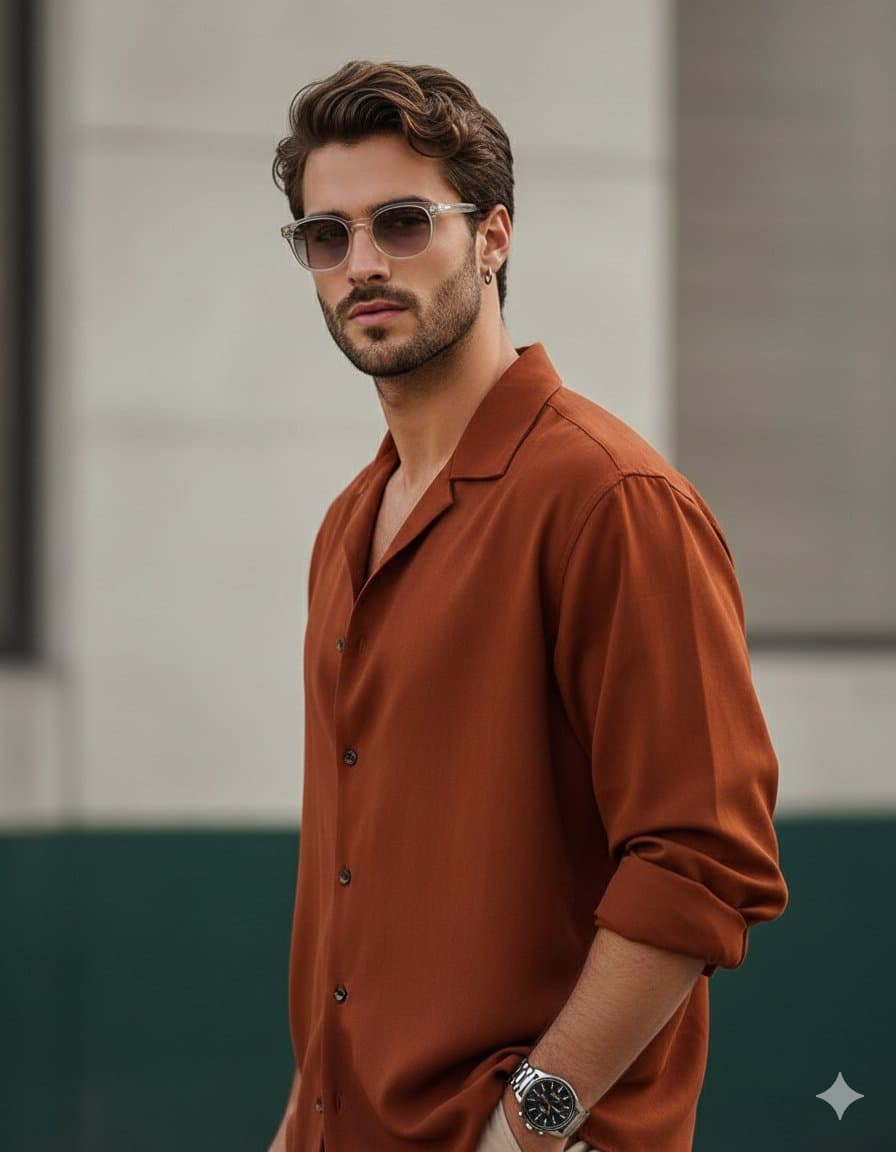 Without Changing My Facial Featues, Stylish, Modern of a Young Man...