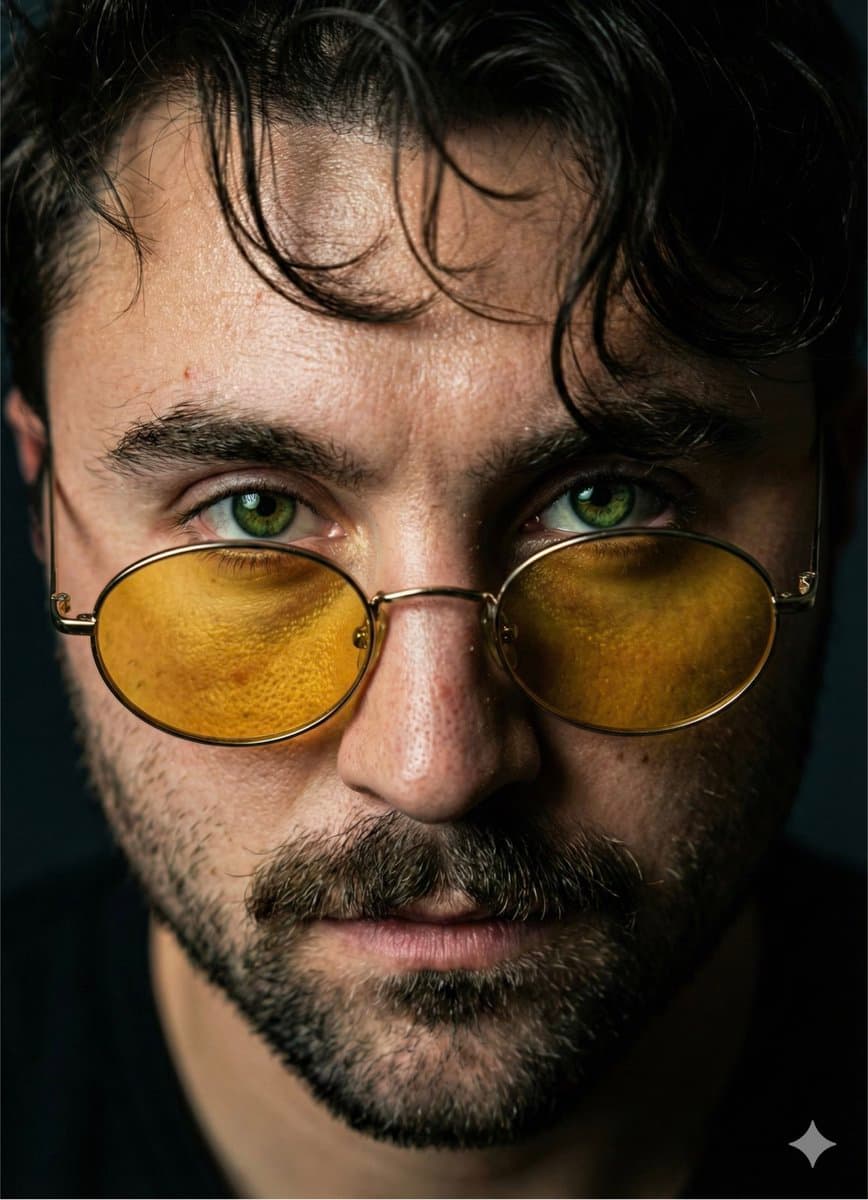 Rugged Man 100% Real Face from References